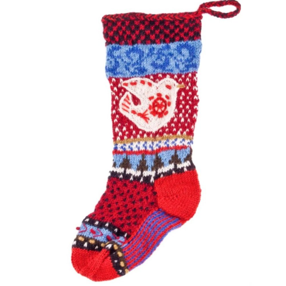 Utsjoki Handcrafted Wool Knit Stocking